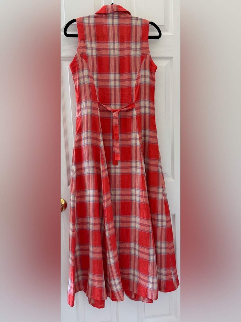 NEW* J. Peterman Linen Button-up Maxi Dress 8 Vintage Style 1940s ๐บ๐ธ *USA - Picture 6 of 15